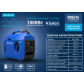 Генератор инверторный бензиновый BREVIA GP1200iS Генератор инверторный бензиновый BREVIA GP1200iS