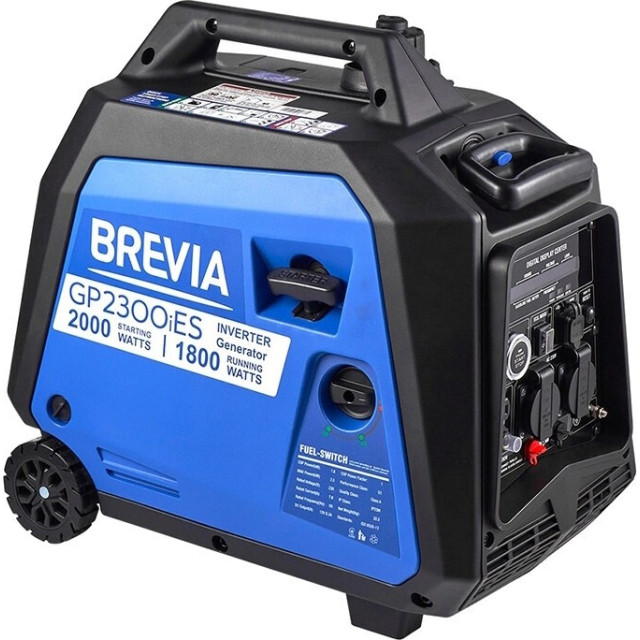 Генератор инверторный бензиновый BREVIA GP2300iES, с автозапуском