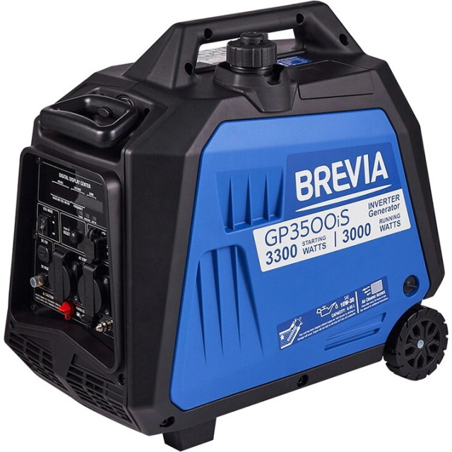 Генератор инверторный бензиновый BREVIA GP3500iS Генератор инверторный бензиновый BREVIA GP3500iS