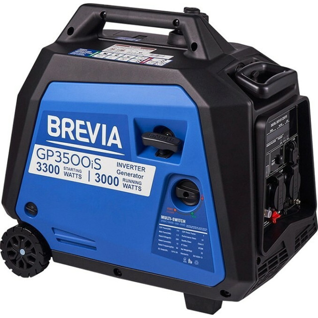 Генератор инверторный бензиновый BREVIA GP3500iS Генератор инверторный бензиновый BREVIA GP3500iS