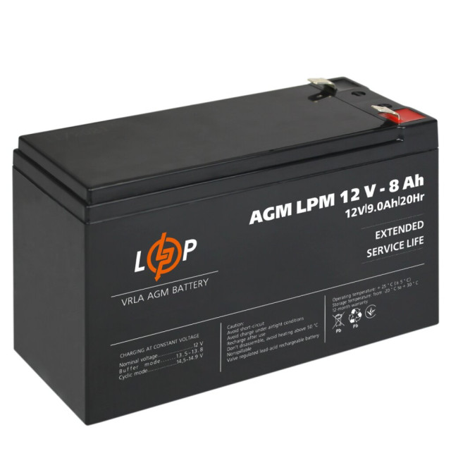 Аккумулятор AGM LPM 12V - 8 Ah