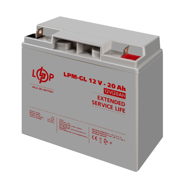 Аккумулятор гелевый LPM-GL 12V - 20 Ah Аккумулятор гелевый LPM-GL 12V - 20 Ah