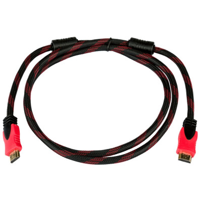 Кабель HDMI-HDMI Ver 1.4 для 3D 1.5 м (доп. оплетка) Кабель HDMI-HDMI Ver 1.4 для 3D 1.5 м (доп. оплетка)