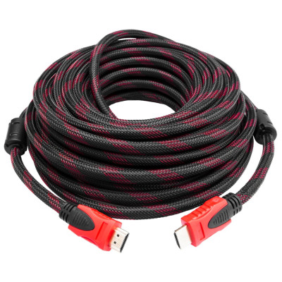 Кабель HDMI-HDMI Ver 1.4 для 3D 15 м (доп. оплетка) Кабель HDMI-HDMI Ver 1.4 для 3D 15 м (доп. оплетка)