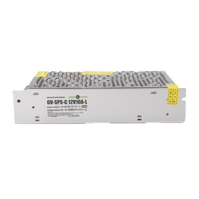 Импульсный блок питания GV-SPS-C 12V10A-L (120W) Импульсный блок питания GV-SPS-C 12V10A-L (120W)