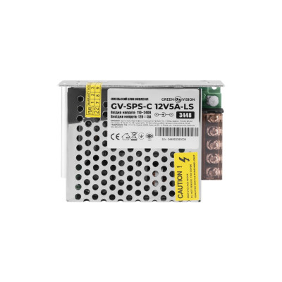 Импульсный блок питания GV-SPS-C 12V5A-LS (60W) Импульсный блок питания GV-SPS-C 12V5A-LS (60W)