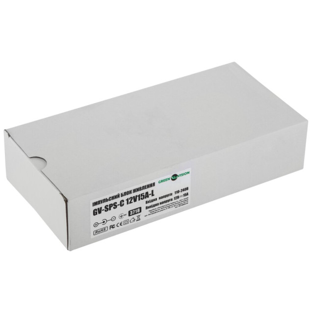 Импульсный блок питания GV-SPS-С 12V15A-L (180W)
