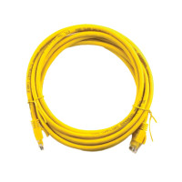 Патч-корд литий UTP RJ45 кат. 5Е 1 м (жовтий) Патч-корд литий UTP RJ45 кат. 5Е 1 м (жовтий)