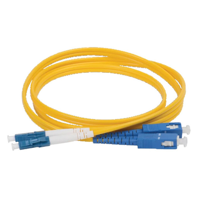 Патч-корд оптический SC/UPC-LC/UPC SM 3M Патч-корд оптический SC/UPC-LC/UPC SM 3M