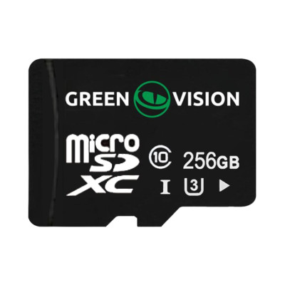 Карта памяти GreenVision microSDXC 256GB Class10 (без адаптера) Карта памяти GreenVision microSDXC 256GB Class10 (без адаптера)