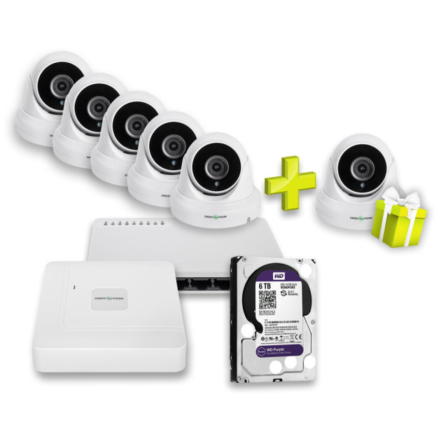 Комплект видеонаблюдения GV-IP-K-W95/5+1 5MP Комплект видеонаблюдения GV-IP-K-W95/5+1 5MP