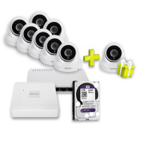 Комплект відеоспостереження GV-IP-K-W95/7+1 5MP Комплект відеоспостереження GV-IP-K-W95/7+1 5MP