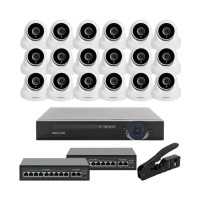 Комплект видеонаблюдения на 18 камер GV-IP-K-W85/18 5MP Комплект видеонаблюдения на 18 камер GV-IP-K-W85/18 5MP