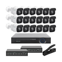 Комплект видеонаблюдения на 18 камер GV-IP-K-W90/18 5MP Комплект видеонаблюдения на 18 камер GV-IP-K-W90/18 5MP