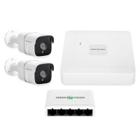 Комплект видеонаблюдения на 2 IP камеры 4MP для улицы/дома GreenVision GV-IP-K-W68/02 (Lite) Комплект видеонаблюдения на 2 IP камеры 4MP для улицы/дома GreenVision GV-IP-K-W68/02 (Lite)