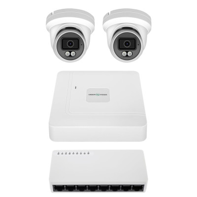 Комплект видеонаблюдения на 2 камеры GV-IP-K-W100/2 6MP Комплект видеонаблюдения на 2 камеры GV-IP-K-W100/2 6MP