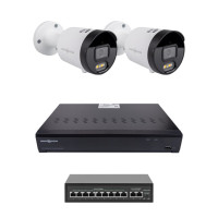 Комплект видеонаблюдения на 2 камеры GV-IP-K-W102/2 4MP (Ultra AI)