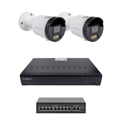 Комплект видеонаблюдения на 2 камеры GV-IP-K-W102/2 4MP (Ultra AI) Комплект видеонаблюдения на 2 камеры GV-IP-K-W102/2 4MP (Ultra AI)