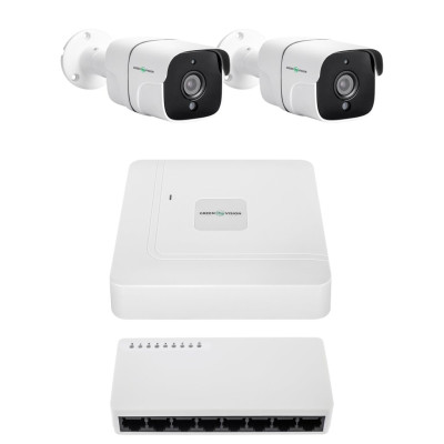 Комплект видеонаблюдения на 2 камеры GV-IP-K-W97/2 4MP Комплект видеонаблюдения на 2 камеры GV-IP-K-W97/2 4MP