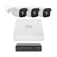 Комплект відеоспостереження на 3 камери GV-IP-K-W86/03 5MP Комплект відеоспостереження на 3 камери GV-IP-K-W86/03 5MP
