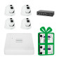Комплект видеонаблюдения на 4 IP камеры 3MP для улицы GreenVision GV-IP-K-W70/04 Комплект видеонаблюдения на 4 IP камеры 3MP для улицы GreenVision GV-IP-K-W70/04