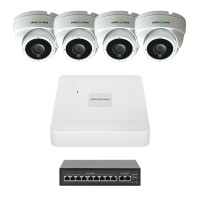 Комплект видеонаблюдения на 4 камеры GV-IP-K-W99/4 4MP Комплект видеонаблюдения на 4 камеры GV-IP-K-W99/4 4MP