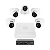Комплект видеонаблюдения на 5 камер GV-IP-K-W82/05 5MP Комплект видеонаблюдения на 5 камер GV-IP-K-W82/05 5MP