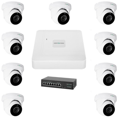 Комплект видеонаблюдения на 9 камер GV-IP-K-W77/09 5MP Комплект видеонаблюдения на 9 камер GV-IP-K-W77/09 5MP