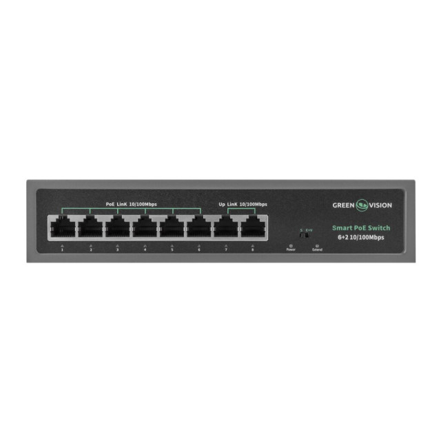 Коммутатор сетевой GV-014-D-06+2P POE Коммутатор сетевой GV-014-D-06+2P POE