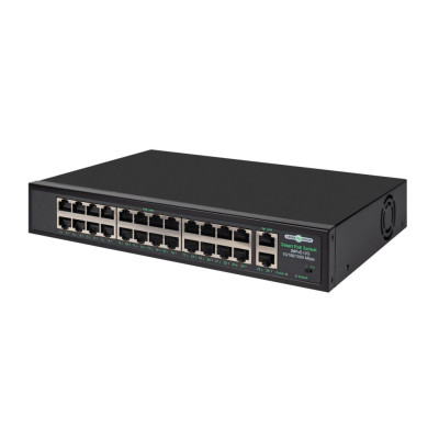 Коммутатор сетевой POE GV-009-D-24+2PG Коммутатор сетевой POE GV-009-D-24+2PG