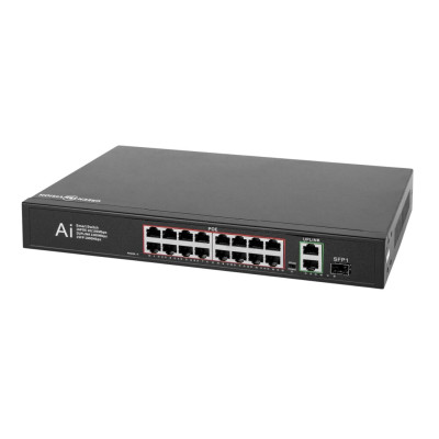 Коммутатор сетевой POE GV-010-D-16+2 PG+1 SFP Коммутатор сетевой POE GV-010-D-16+2 PG+1 SFP