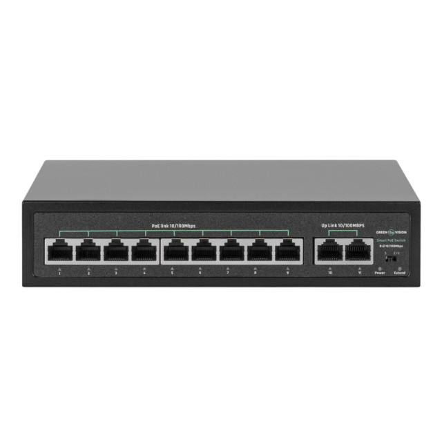 Коммутатор сетевой POE GV-016-D-09+2P Коммутатор сетевой POE GV-016-D-09+2P