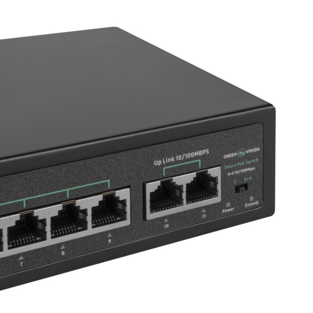 Коммутатор сетевой POE GV-016-D-09+2P Коммутатор сетевой POE GV-016-D-09+2P