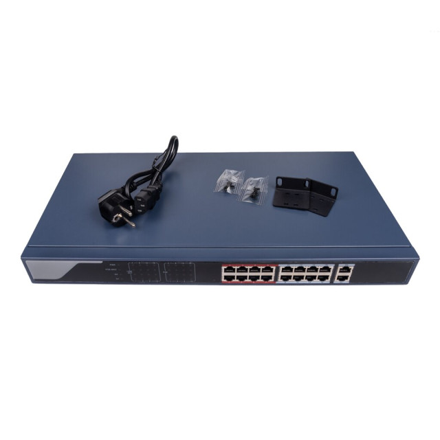 Коммутатор сетевой POE GV-019-AI-16+2PG Коммутатор сетевой POE GV-019-AI-16+2PG