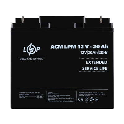 Акция. Аккумулятор AGM LPM 12V - 20 Ah Акция. Аккумулятор AGM LPM 12V - 20 Ah