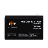 Акція. Акумулятор AGM LPM 12V - 7 Ah Акція. Акумулятор AGM LPM 12V - 7 Ah