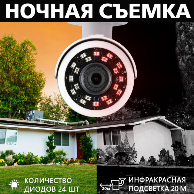 Гибридная наружная камера GV-024-GHD-E-COO21-20 1080Р