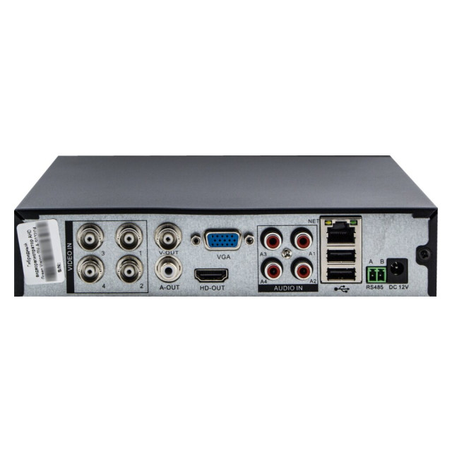 Гібридний відеореєстратор 4-канальний 2.4MP GHD GreenVision GV-A-S032/04 1080N