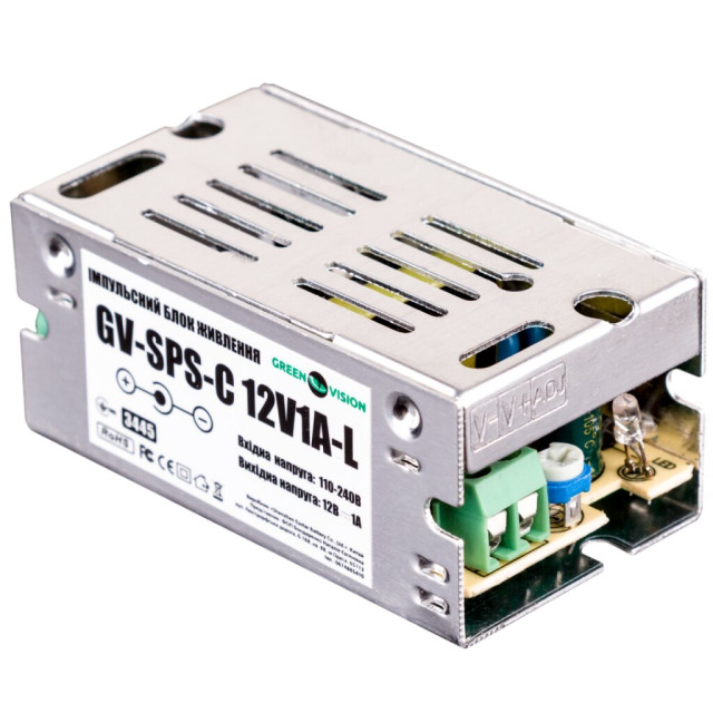 Импульсный блок питания GV-SPS-C 12V1A-L(12W)