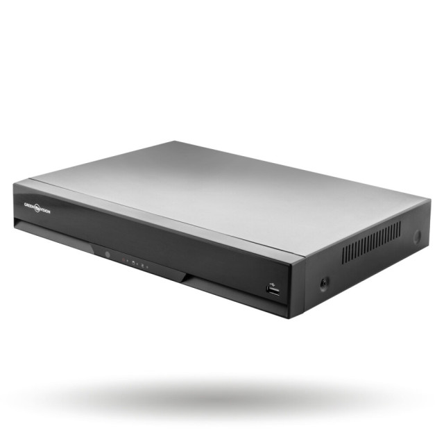 IP відеореєстратор 24-канальний 8MP NVR GreenVision GV-N-G008/24 IP відеореєстратор 24-канальний 8MP NVR GreenVision GV-N-G008/24