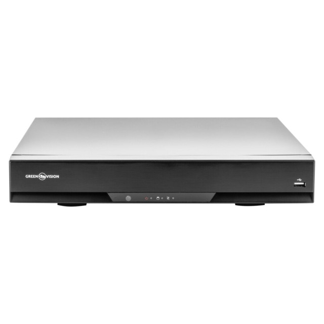 IP відеореєстратор 24-канальний 8MP NVR GreenVision GV-N-G008/24 IP відеореєстратор 24-канальний 8MP NVR GreenVision GV-N-G008/24