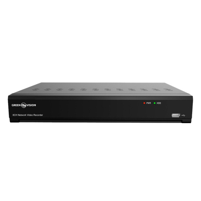 IP видеорегистратор 8-канальный 12MP NVR GreenVision GV-N-I016/08 IP видеорегистратор 8-канальный 12MP NVR GreenVision GV-N-I016/08