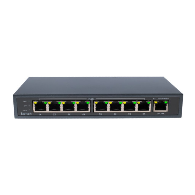Коммутатор сетевой POE GV-004-Е-08+1P