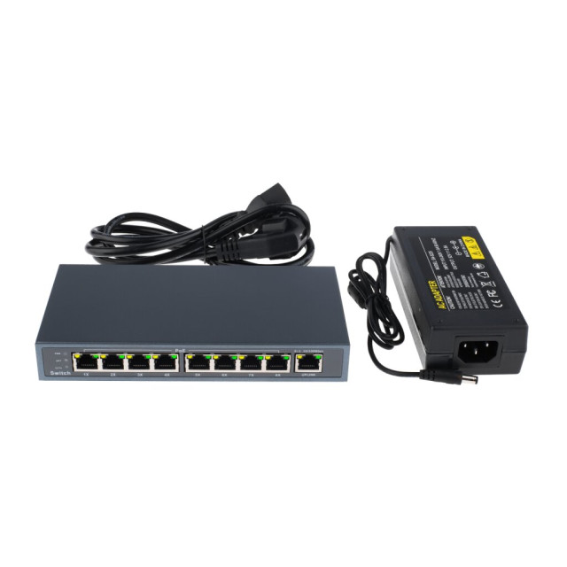 Коммутатор сетевой POE GV-004-Е-08+1P Коммутатор сетевой POE GV-004-Е-08+1P