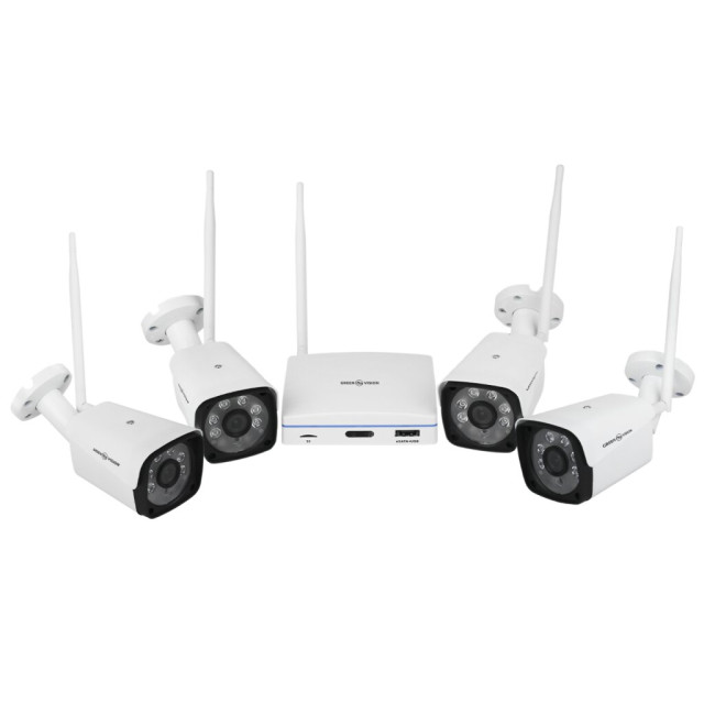 Комплект відеоспостереження бездротовий Wi-Fi на 4 камери 3MP GV-IP-K-W58/04 (Lite) Комплект відеоспостереження бездротовий Wi-Fi на 4 камери 3MP GV-IP-K-W58/04 (Lite)