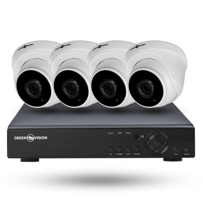 Комплект видеонаблюдения для внутренней установки на 4 камеры 5МР GV-K-L43/04