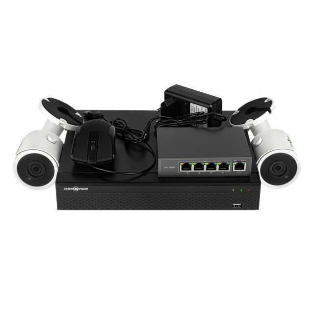 Комплект відеоспостереження GV-IP-K-L21/2 1080P