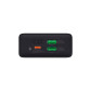 Зовнішній акумулятор Baseus Adaman 2 Metal Digital Display 30W 20000mAh Черный (VOOC) (PPAD050001)