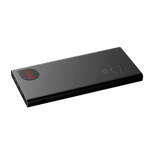 Зовнішній акумулятор Baseus Adaman Metal Digital Display QC 22.5W 10000mAh Чорний PPAD000001