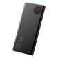 Зовнішній акумулятор Baseus Adaman Metal Digital Display QC 22.5W 10000mAh Чорний PPAD000001